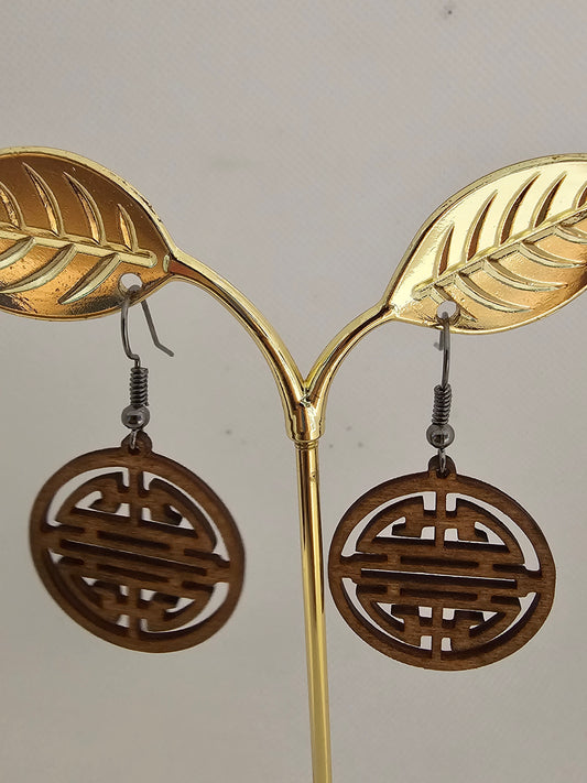 Arete circular estilo oriental